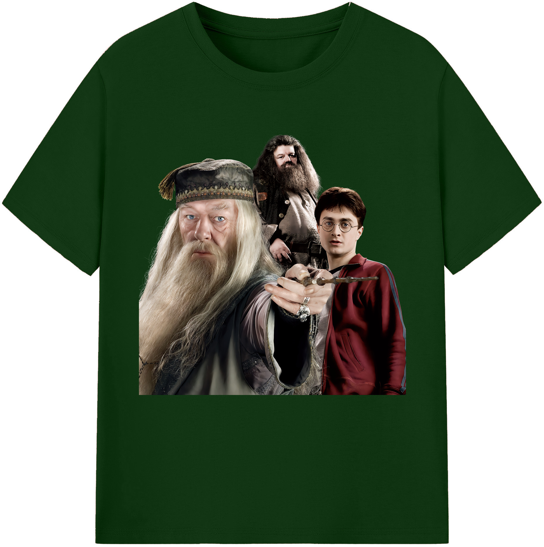 （画像用） Harry Potter ハリー・ポッターシリーズ 綿100％半袖Tシャツ（フロントプリント）